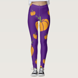 Leggings Leggencias de Halloween púrpuras