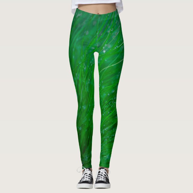 Leggings Leggencias de hierba - Dew sobre leggantas de dise (Anverso)