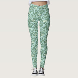 Leggings Leggencias de hojas verdes claras