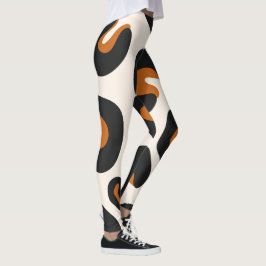 Leggings Leggencias de impresión de leopardo de moda - Cómo
