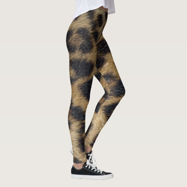 Leggings Leggencias de impresión de piel de leopardo (Derecha)