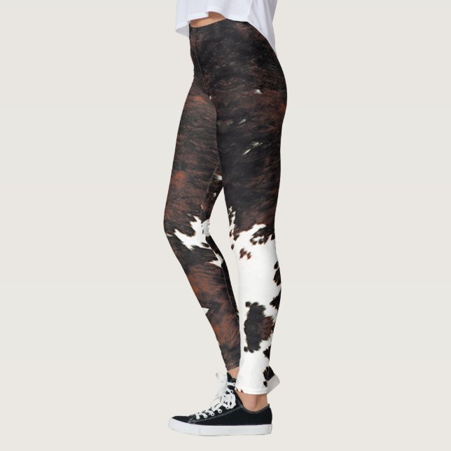 Leggings Leggencias de impresión de vaca (Izquierda)