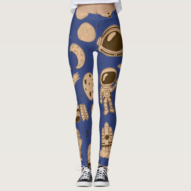 Leggings Leggencias de invasión espacial (Anverso)