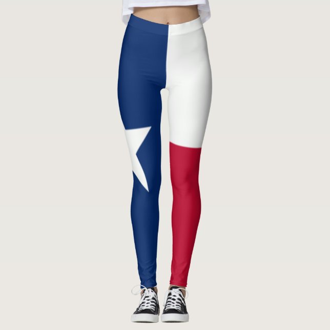 Leggings Leggencias de la bandera de Texas (Anverso)
