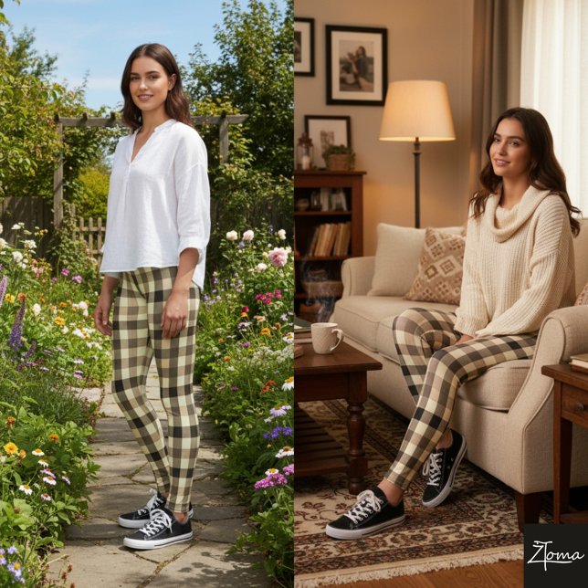 Leggings Leggencias de la cuadrícula urbana (Subido por el creador)