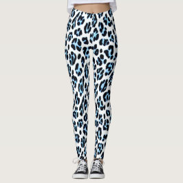 Leggings Leggencias de la elegancia del leopardo de la niev
