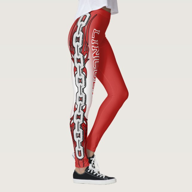 Leggings Leggencias De La Escuela Secundaria Lincoln Para M (Derecha)