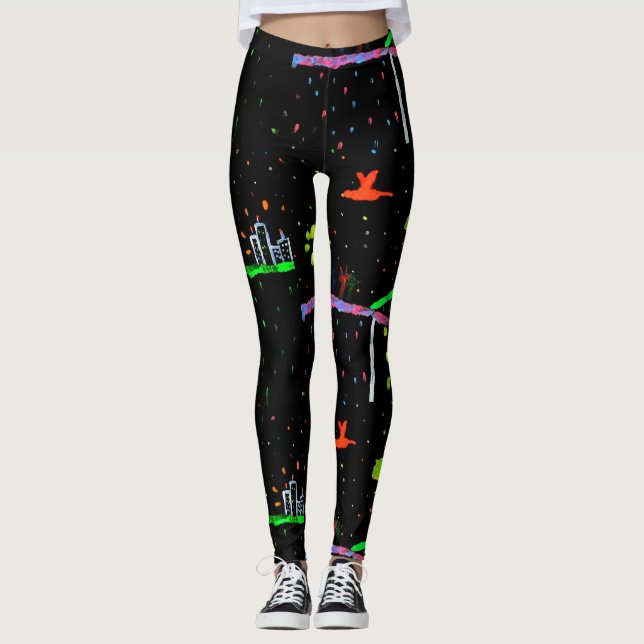Leggings Leggencias de la vida nocturna (Anverso)