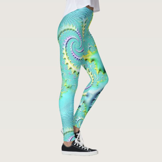 Leggings Leggencias de las damas de natación de Aqua y Amar (Derecha)