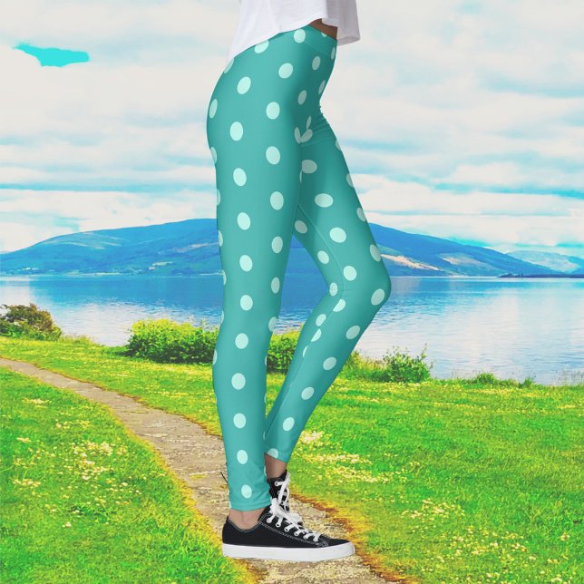 Leggings Leggencias de las damas de pimentina Polka Dot (Subido por el creador)