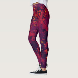 Leggings Leggencias de las damas del atardecer de otoño