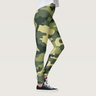 Leggings Leggencias de lavado del ejército