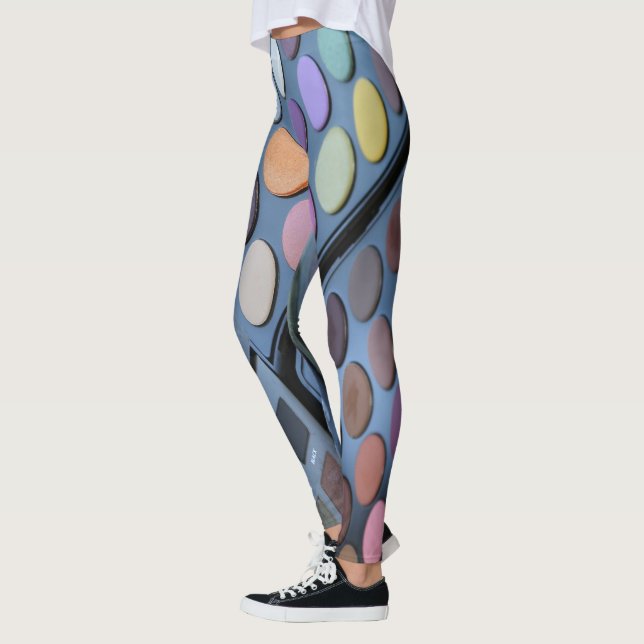Leggings Leggencias de maquillaje - Diseño de maquillaje oc (Izquierda)