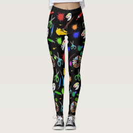 Leggings Leggencias de materiales de arte