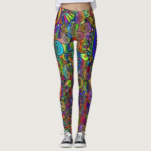 Leggings Leggencias de moda al estilo psicodelia