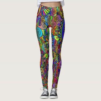 Leggings Leggencias de moda al estilo psicodelia
