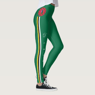 Leggings Leggencias de modas de Dominica, Bandera de Domini