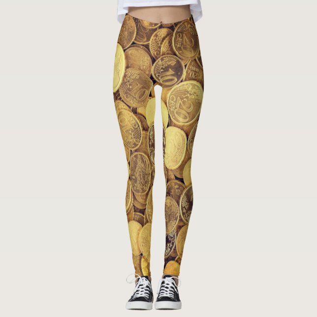Leggings Leggencias de monedas de euro (Anverso)