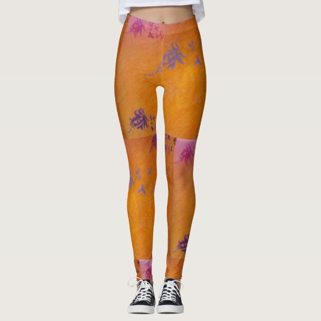 Leggings Leggencias de mostaza (Anverso)
