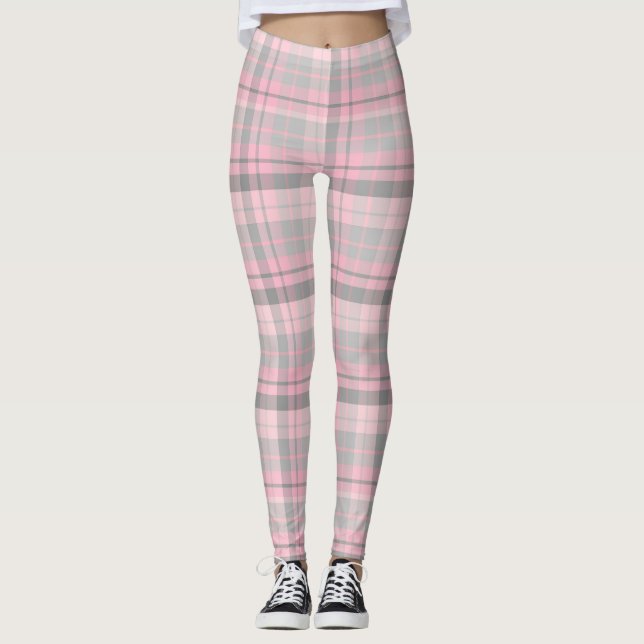 Leggings Leggencias de mujeres con plástico rosado (Anverso)