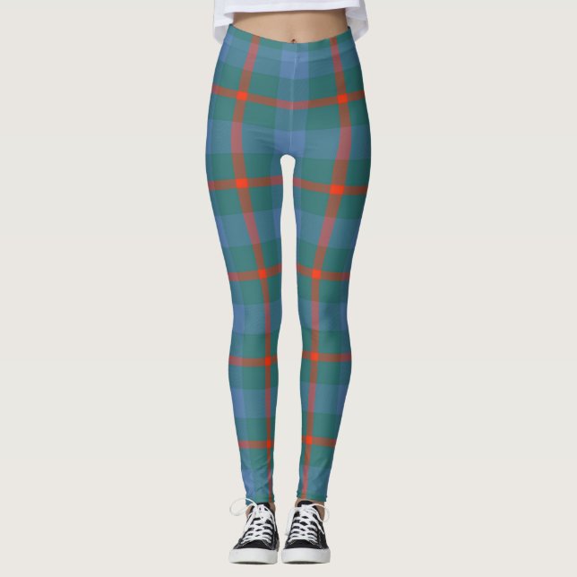 Leggings Leggencias de mujeres de Tartán antiguas de Escoci (Anverso)