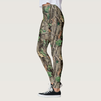 Leggings Leggencias de mujeres de Woodland Camo