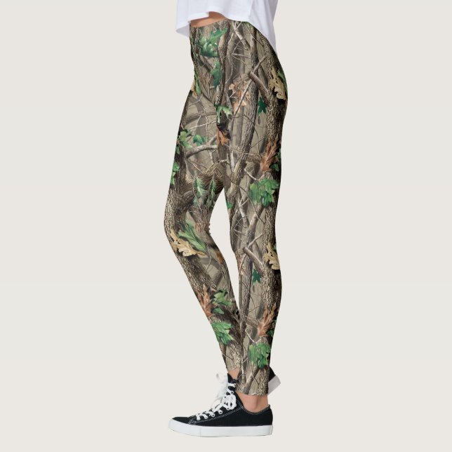 Leggings Leggencias de mujeres de Woodland Camo (Izquierda)