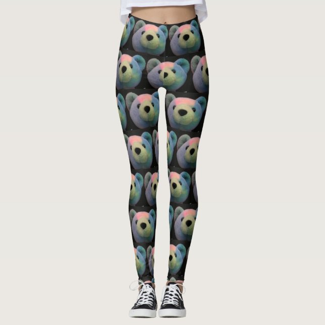 Leggings Leggencias de oso de peluche (Anverso)