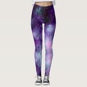 Leggings Leggencias de papel tapiz de galaxia mágica