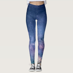 Leggings Leggencias de papel tapiz de galaxia mágica
