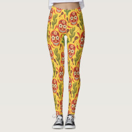Leggings Leggencias de PATRÓN DE ESTILO MEXICANO