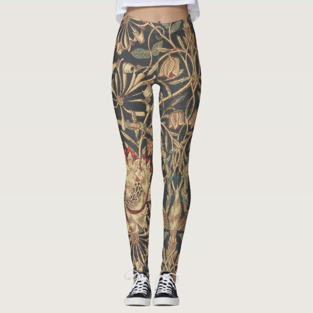 Leggings Leggencias de PATRÓN VINE de William Morris (Anverso)