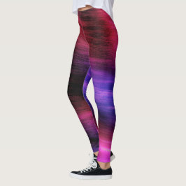 Leggings Leggencias de patrones de ondas coloridas