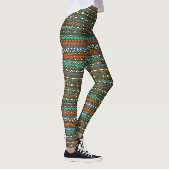 Leggings Leggencias de patrones nativos estadounidenses (Derecha)