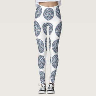 Leggings leggencias de pentagramas holográficas