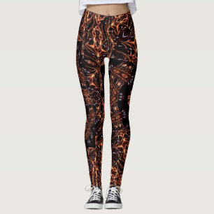 Leggings Leggencias de Personalizados de los modos de fuego