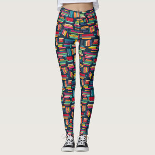 Leggings Leggencias de pilas de libros