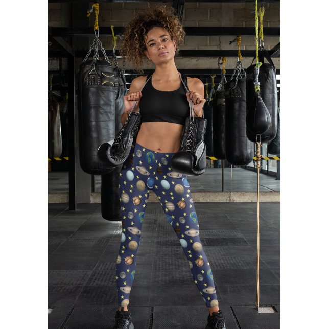 Leggings Leggencias de planetas de sistemas solares (Subido por el creador)