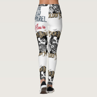 Leggings Leggencias de poder dorado para mujeres