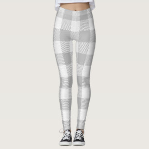Leggings Leggencias de protección de búfalo blanco y gris d