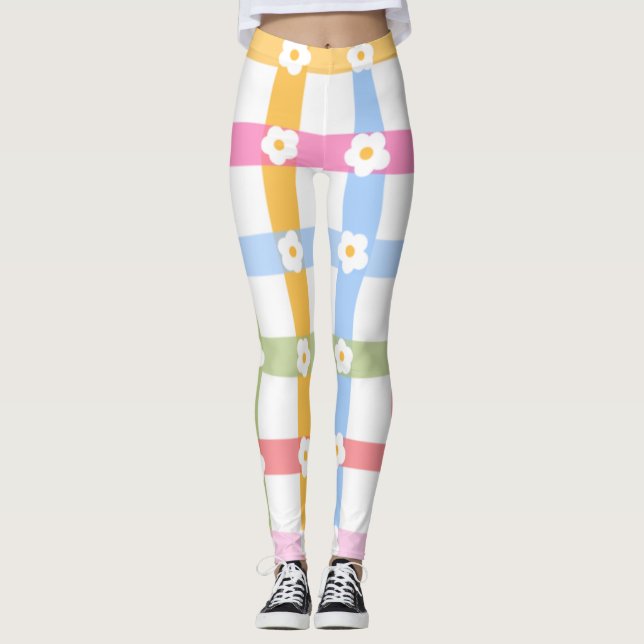 Leggings Leggencias de rejilla de estilo (Anverso)