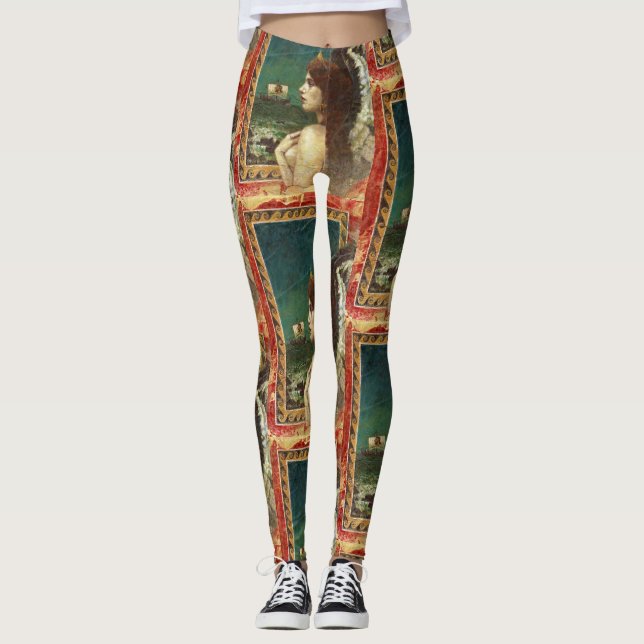 Leggings Leggencias de sirenas griegas antiguas (Anverso)