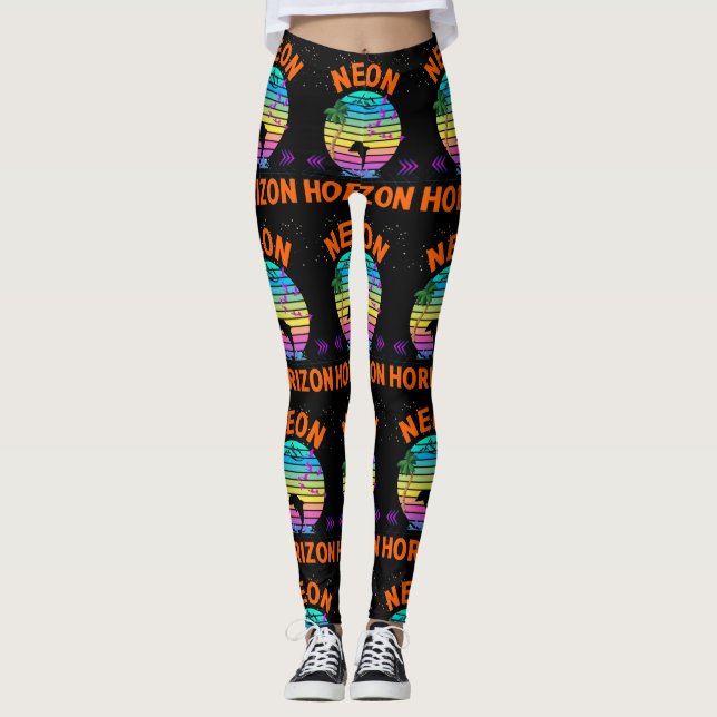 Leggings Leggencias de soldadura Neon Horizon (Anverso)