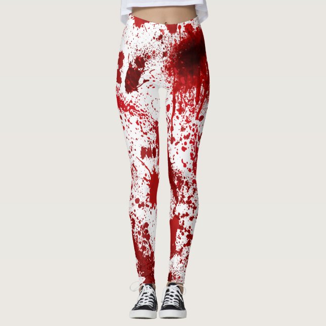 Leggings Leggencias de Spatter en Sangre (Anverso)