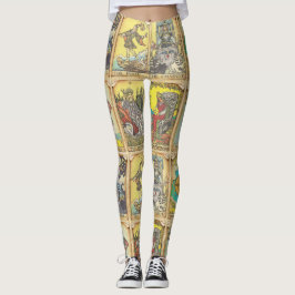 Leggings Leggencias de tarjetas antigüas Tarot - Guay