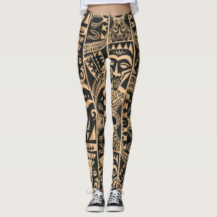 Leggings Leggencias de tatuajes polinesias