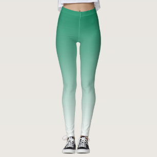 Leggings Leggencias de tonos blancos y verdes de moda