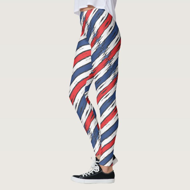 Leggings Leggencias de vacaciones de verano patrióticas de  (Izquierda)