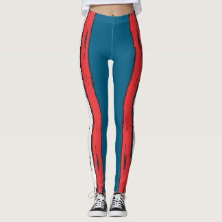 Leggings Leggencias de vacaciones de verano patrióticas de