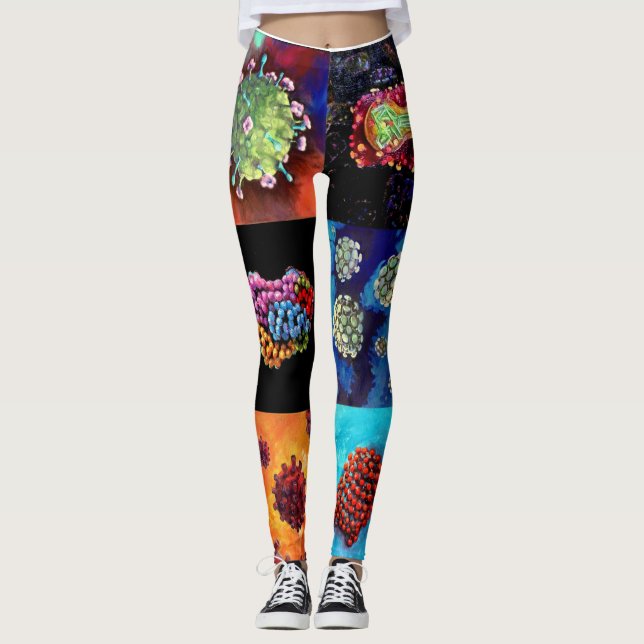 Leggings ¡Leggencias de virus! (Anverso)
